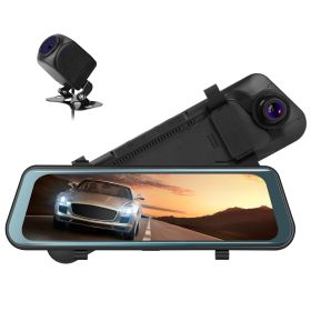 1080P Car DVR Dash Cam 9.66" w/ G-Sensor, Parking Monitor, Seamless Recording
