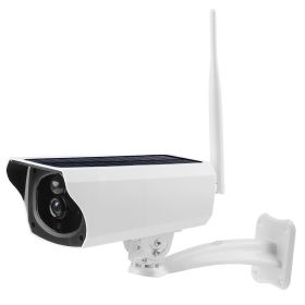 1080P Solar Powered WiFi IP Camera Two-Way Intercom Security Surveillance Camera IP66 Waterproof Motion Sensor Night Vision Network Camcorder APP