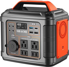 US Plug Portable Power Station P302,300W 296Wh Backup Lithium Battery,Solar Generator For Home And Outdoor Emergency Power Supply,Solar Panel Is (Option: 110V-300W)