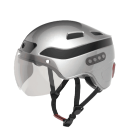 PS03D-1080P Smart Bluetooth Helmet for Bicycles, Gravity-Sensing Magnetic Headings, WIFI+ Remote Control, Voice Command (PS03D-1080P: PS03D-1080Pgray)